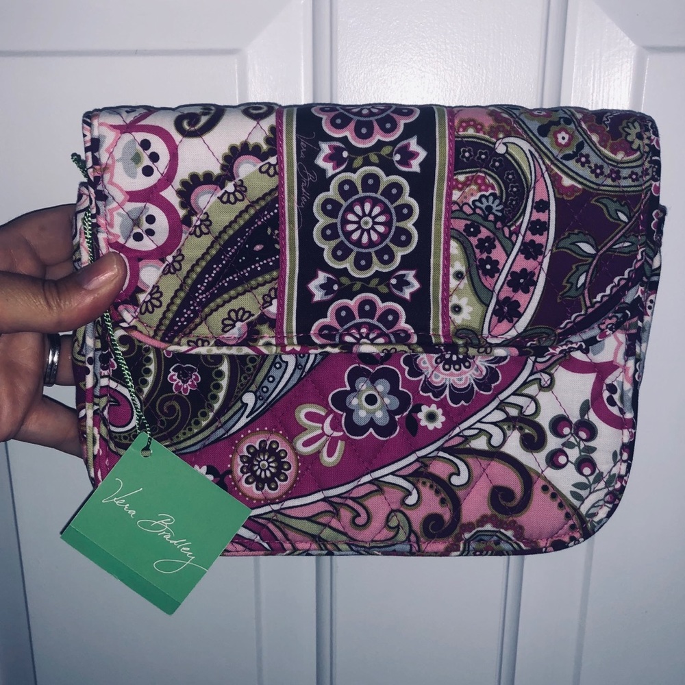 Vera Bradley Rachel Bag in Very Berry Paisley. NWT